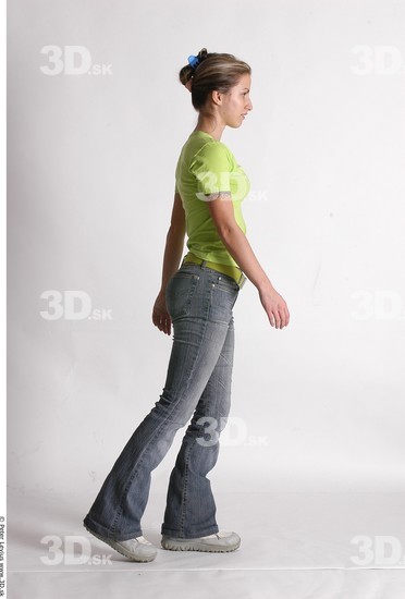 Whole Body Woman Animation references Casual Athletic Studio photo references