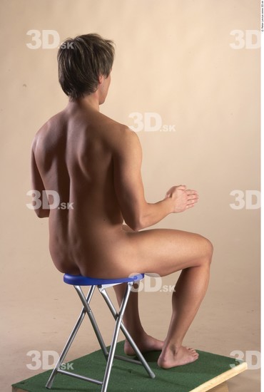 Whole Body Man Artistic poses White Nude Muscular