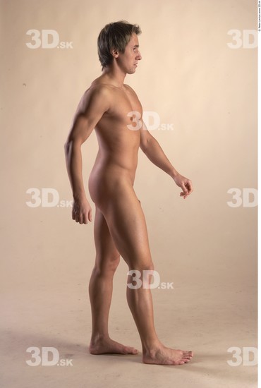 Whole Body Man Animation references White Nude Muscular