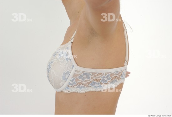 Chest Whole Body Woman Underwear Slim Studio photo references