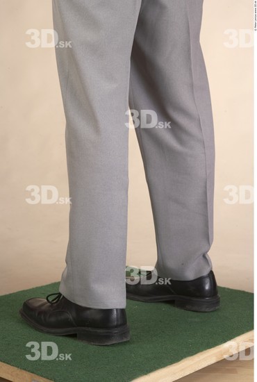 Calf Whole Body Man Formal Average Studio photo references