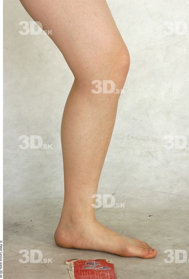 Calf Whole Body Woman Asian Nude Slim Studio photo references