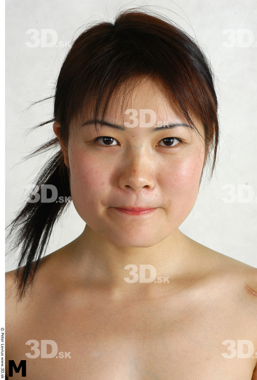 Face Whole Body Phonemes Woman Asian Nude Slim Studio photo references