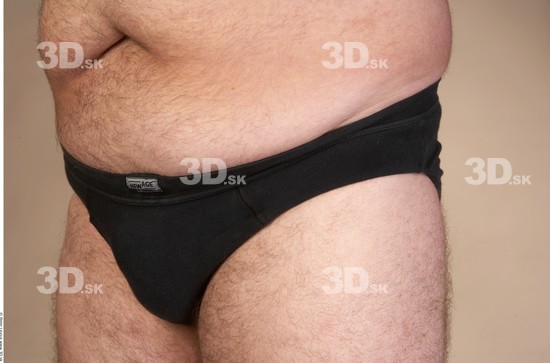 Hips Whole Body Man Underwear Overweight Studio photo references