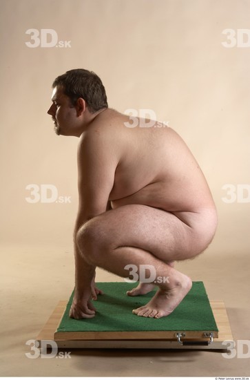 Whole Body Man Other White Nude Overweight