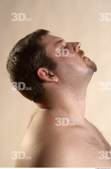 Neck Man Animation references White Nude Overweight