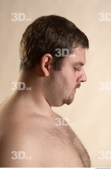 Neck Man Animation references White Nude Overweight