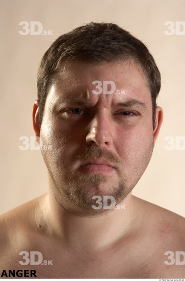 Face Emotions Man White Overweight