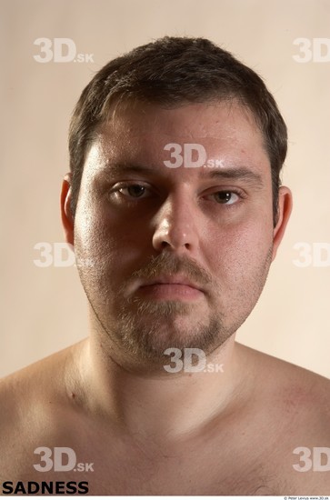 Face Emotions Man White Overweight