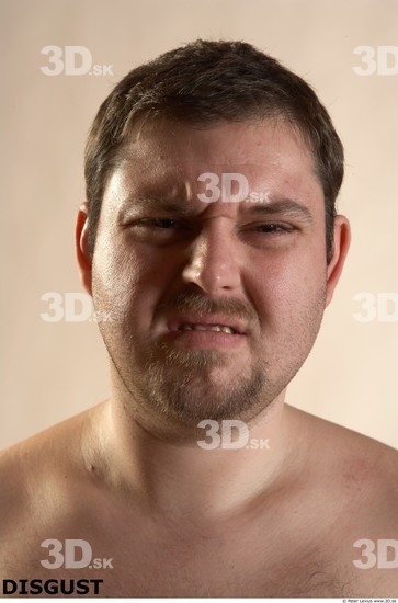 Face Emotions Man White Overweight