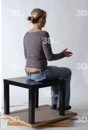 Whole Body Woman Artistic poses Casual Average Studio photo references