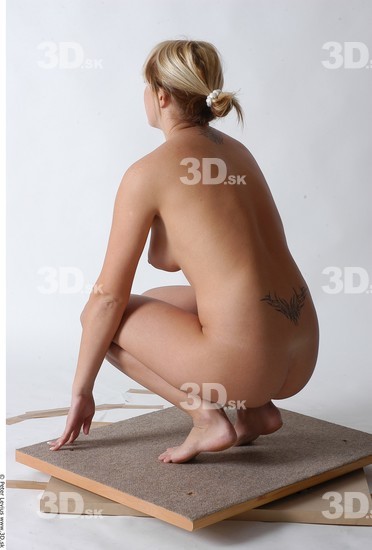 Whole Body Woman Tattoo Nude Average Studio photo references