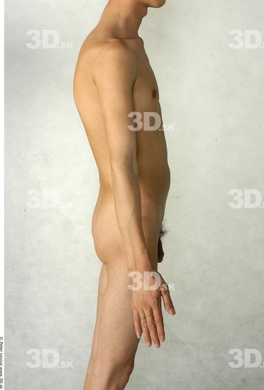 Arm Whole Body Man Animation references Asian Nude Slim Studio photo references