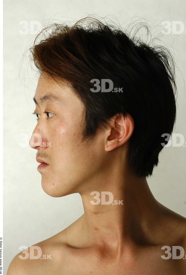 Whole Body Head Man Animation references Asian Slim Studio photo references