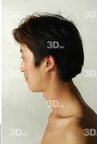 Neck Whole Body Man Animation references Asian Nude Slim Studio photo references