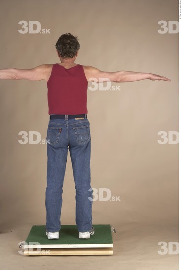 Whole Body Man T poses Casual Average Studio photo references