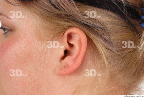 Ear Whole Body Woman Overweight Studio photo references