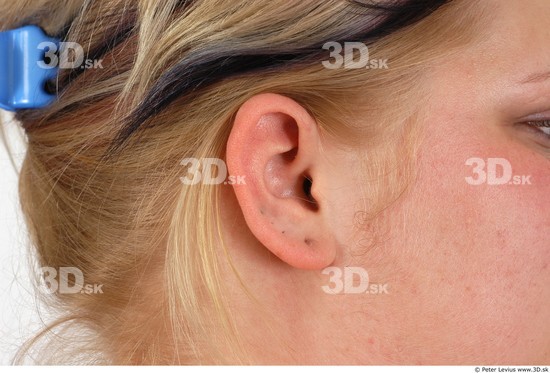 Ear Whole Body Woman Overweight Studio photo references