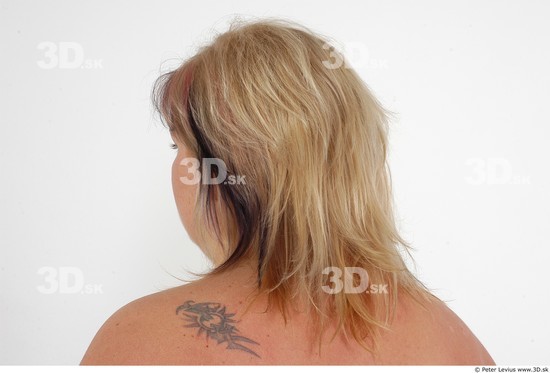 Whole Body Head Woman Overweight Studio photo references