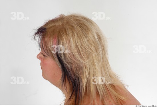 Whole Body Head Woman Overweight Studio photo references