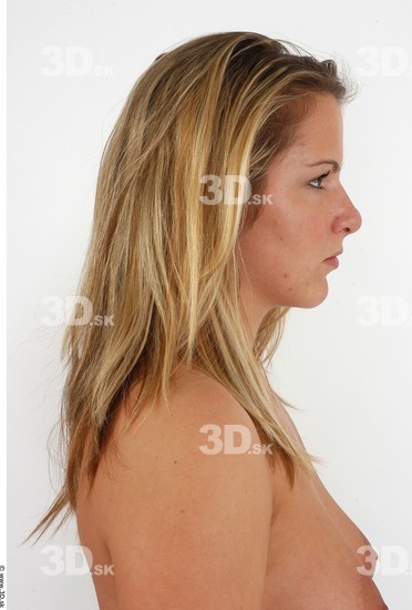 Whole Body Head Woman T poses Piercing Underwear Shoes Slim Average Studio photo references