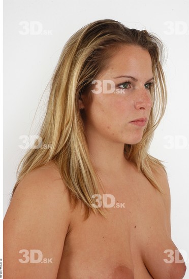 Whole Body Head Woman T poses Piercing Underwear Shoes Slim Average Studio photo references