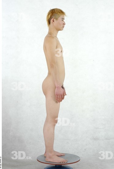 Whole Body Man Asian Slim Male Studio Poses