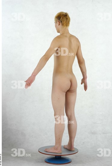 Whole Body Man Asian Slim Male Studio Poses