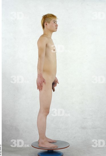 Whole Body Man Asian Slim Male Studio Poses