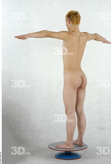 Whole Body Man Asian Slim Male Studio Poses