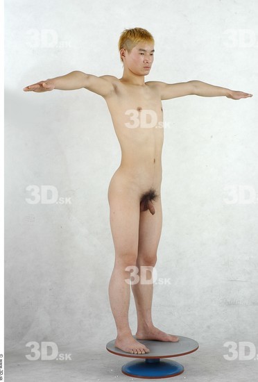 Whole Body Man Asian Slim Male Studio Poses