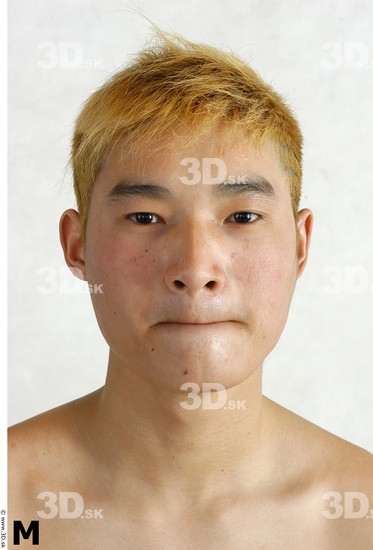 Whole Body Phonemes Man Asian Nude Slim Male Studio Poses