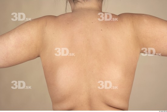 Whole Body Back Woman Nude Chubby Studio photo references