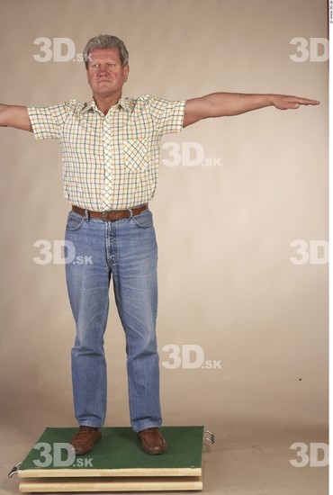 Whole Body Man T poses Casual Average Studio photo references