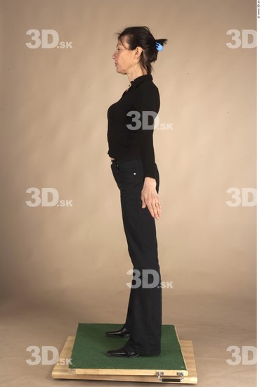 Whole Body Woman Casual Slim Studio photo references