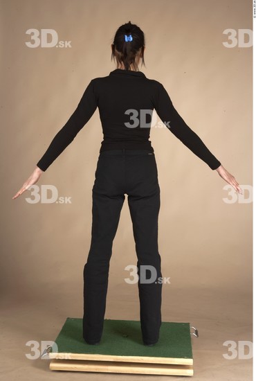 Whole Body Woman Casual Slim Studio photo references