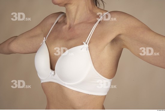 Chest Whole Body Woman Underwear Slim Studio photo references