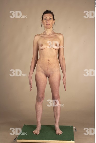 Whole Body Woman Nude Slim Studio photo references