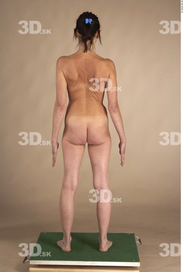 Whole Body Woman Nude Slim Studio photo references