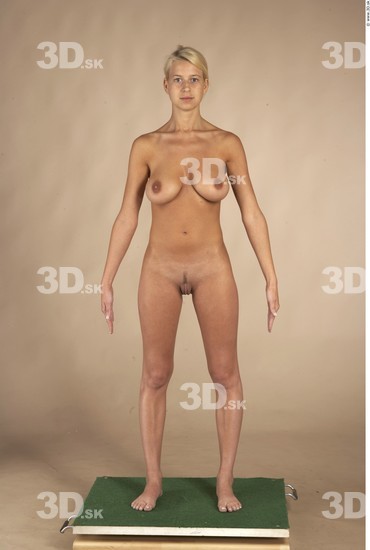 Whole Body Woman Nude Slim Studio photo references