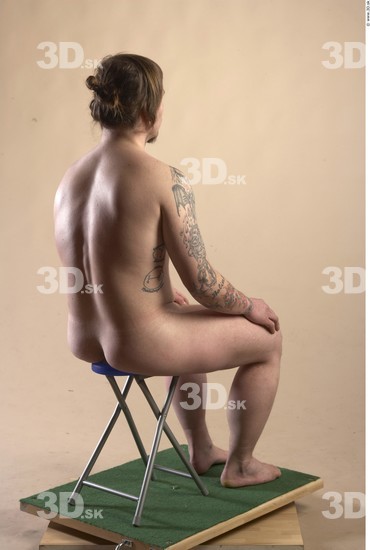 Whole Body Man Artistic poses White Tattoo Nude Average