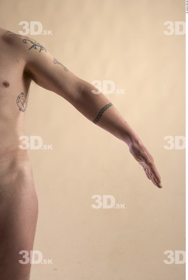 Arm Man Animation references White Tattoo Nude Average