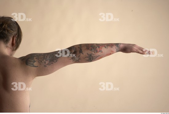 Arm Man Animation references White Tattoo Nude Average