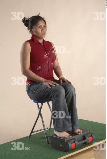 Whole Body Woman Artistic poses White Casual Average