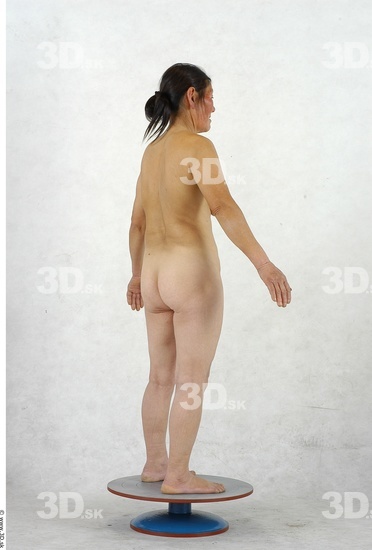 Whole Body Woman Asian Nude Slim Studio photo references