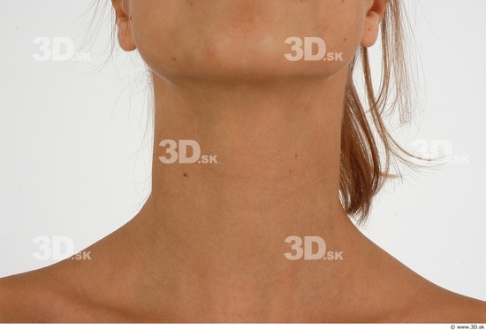 Neck Whole Body Woman Nude Slim Studio photo references