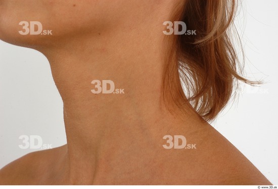 Neck Whole Body Woman Nude Slim Studio photo references