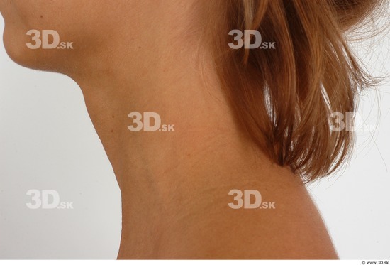 Neck Whole Body Woman Slim Studio photo references