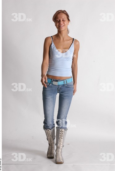 Whole Body Woman Animation references White Casual Slim