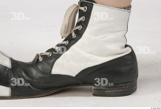 Man White Historical Shoes Average Costume photo references